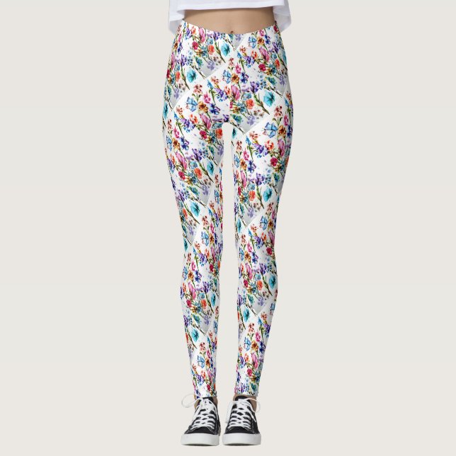 PUPPY PAW PRINTS | FUN LEGGINGS (Front)