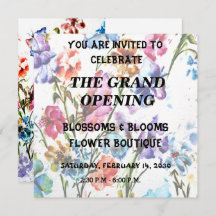 PUPPY PAW PRINTS | GRAND OPENING INVITATION