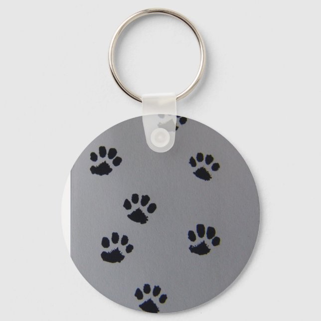 Puppy Paws Key Ring (Front)