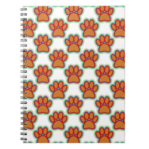 Puppy Paws Spiral Notebook