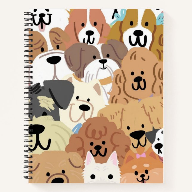 Puppy Pile Party Notebook (Front)