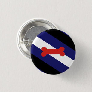 Puppy Play Pride Flag 3 Cm Round Badge