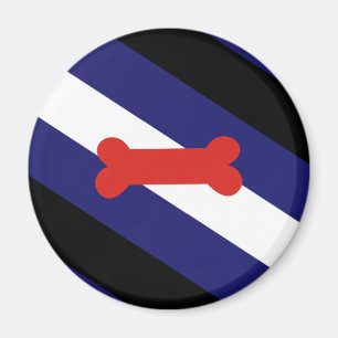 Puppy Play Pride Flag Magnet