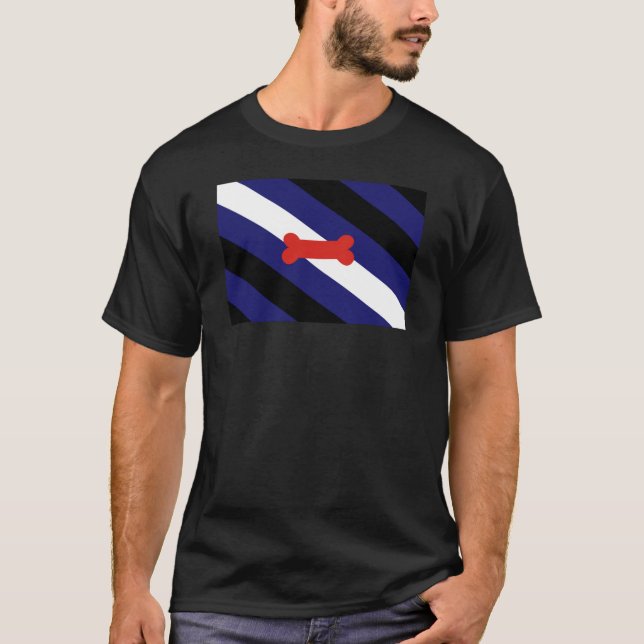 Puppy Play Pride Flag T-Shirt (Front)