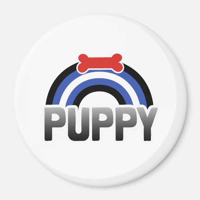 Puppy Play Pride Magnet (Front)