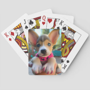 Puppy Playing Cards