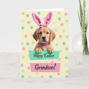 Puppy Polka Dot Celebration Card