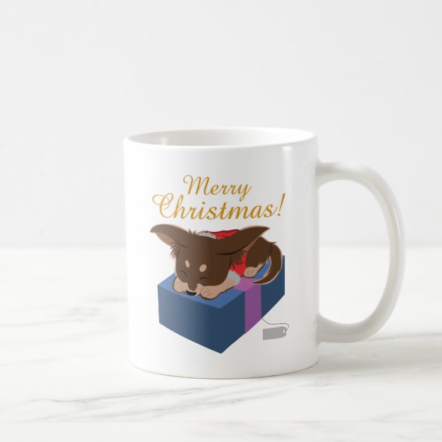 Puppy Present Coffee Mug (Right)