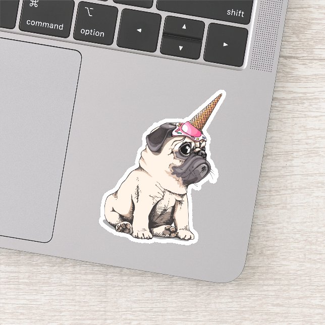 Puppy Pugs | Aspiring Unicorn Pattern (Detail)