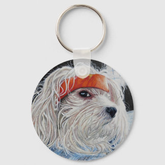 Puppy Punk Key Ring