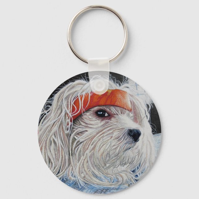Puppy Punk Key Ring (Front)