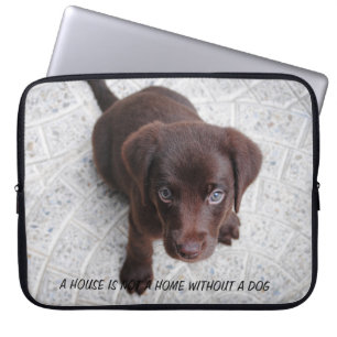 Puppy Quote Laptop Sleeve
