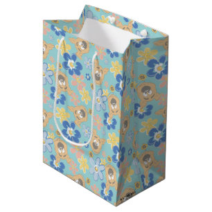 Puppy Scooby-Doo Flower Pattern Medium Gift Bag