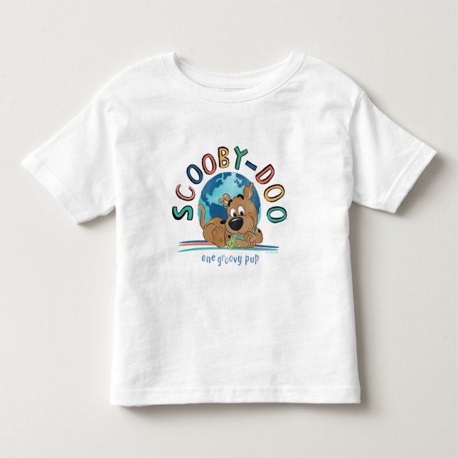 Puppy Scooby-Doo "One Groovy Pup" Toddler T-Shirt (Front)