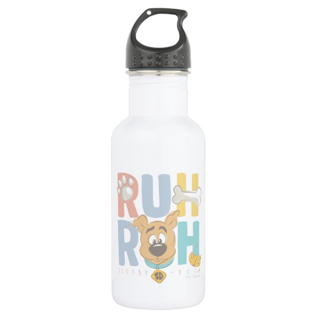 Puppy Scooby-Doo "Ruh Roh" 532 Ml Water Bottle (Front)