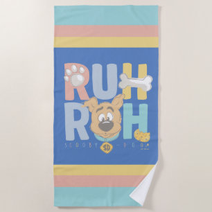 Puppy Scooby-Doo "Ruh Roh" Beach Towel