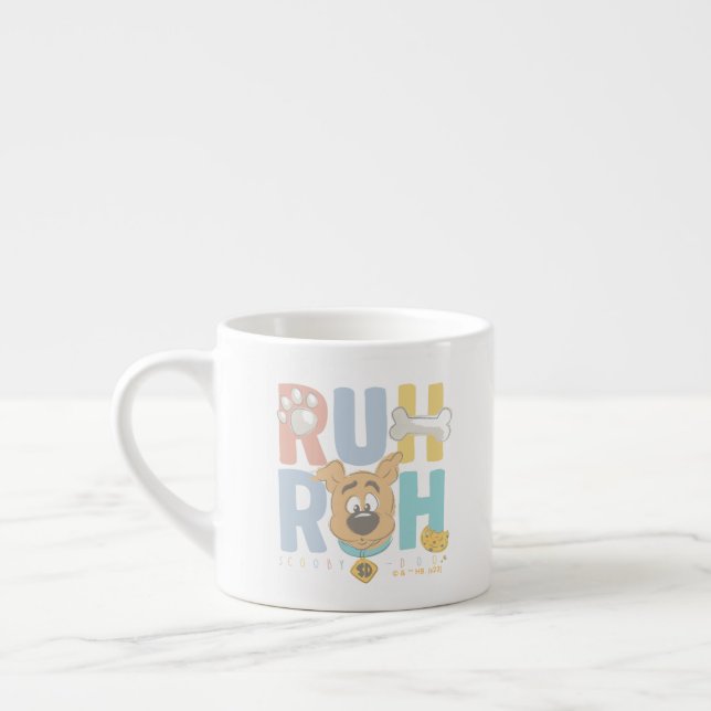 Puppy Scooby-Doo "Ruh Roh" Espresso Cup (Left)