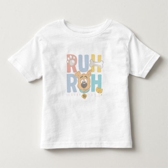 Puppy Scooby-Doo "Ruh Roh" Toddler T-Shirt (Front)