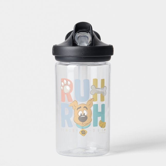 Puppy Scooby-Doo "Ruh Roh" Water Bottle (Front)