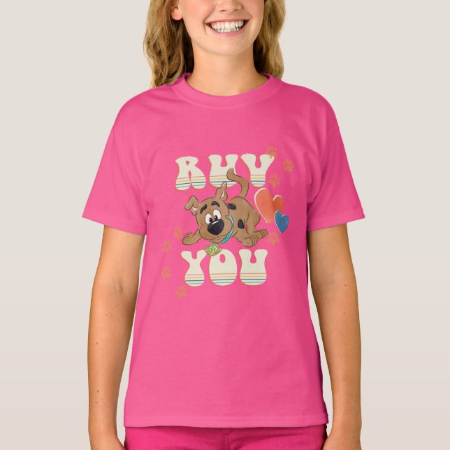 Puppy Scooby-Doo "Ruv You" T-Shirt (Front)