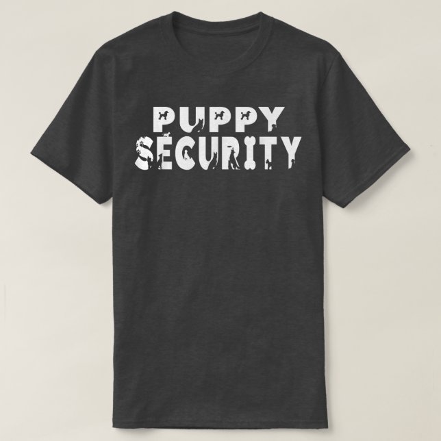 Puppy Security Adult Dog Catcher Costume Dalmatian T-Shirt (Design Front)