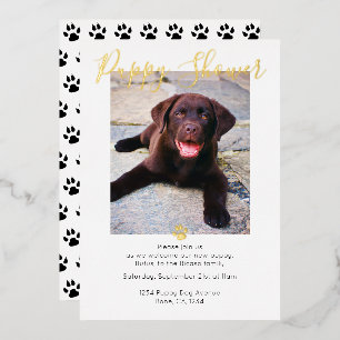 Puppy Shower Cute Personalised Dog Adoption