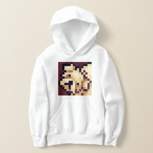 Puppy started pixel art, Pixel Art (Laydown)