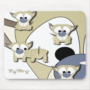 Puppy Surprise Mouse Pad