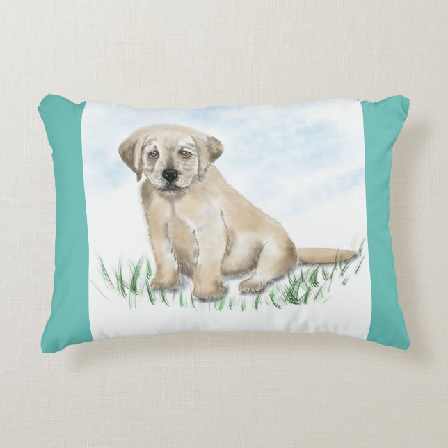 Puppy Throw Pillow (Front)
