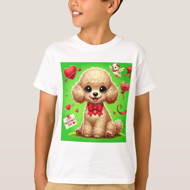 Puppy Valentine 005 T-Shirt (Front)
