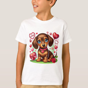Puppy Valentine 008 T-Shirt