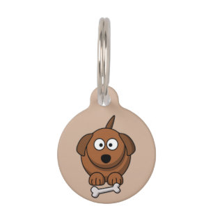 Puppy With Bone Pet Tag
