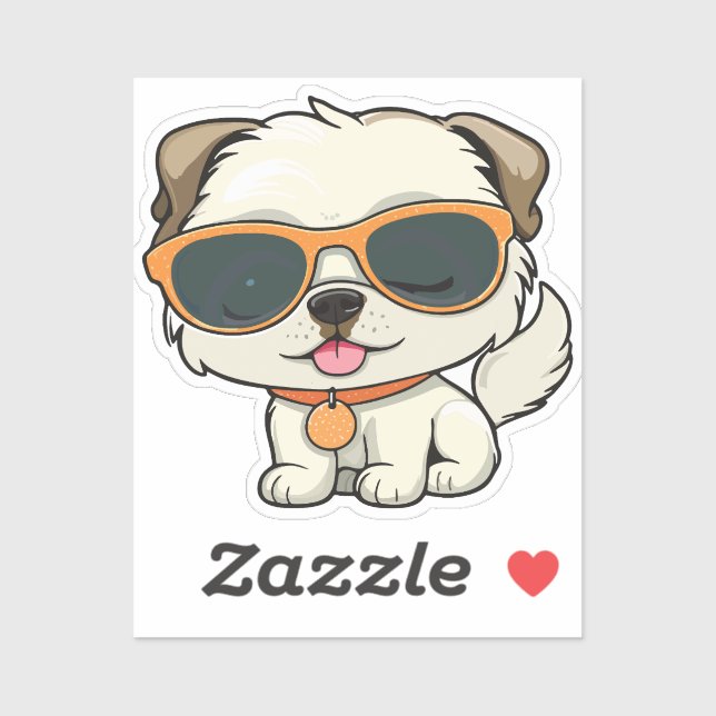 puppy with glasses (Sheet)