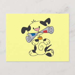 Puppy With Newspaper T-shirts and Gifts Postcard