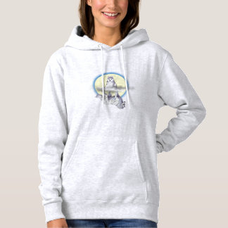 Puppy/Wolf "How You See Me" Womens Pullover Hoodie