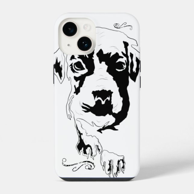 Puppy X Love 1 iPhone Case (Back)