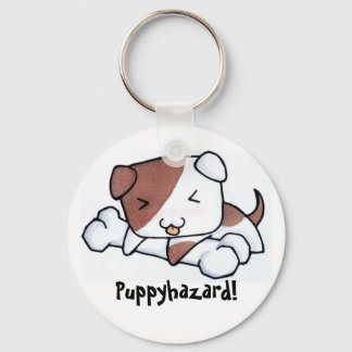 Puppyhazard Keychain