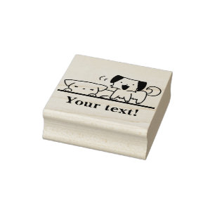 Puppy's puppies  rubber stamp