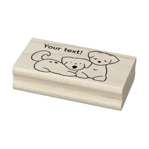 Puppy's  rubber stamp