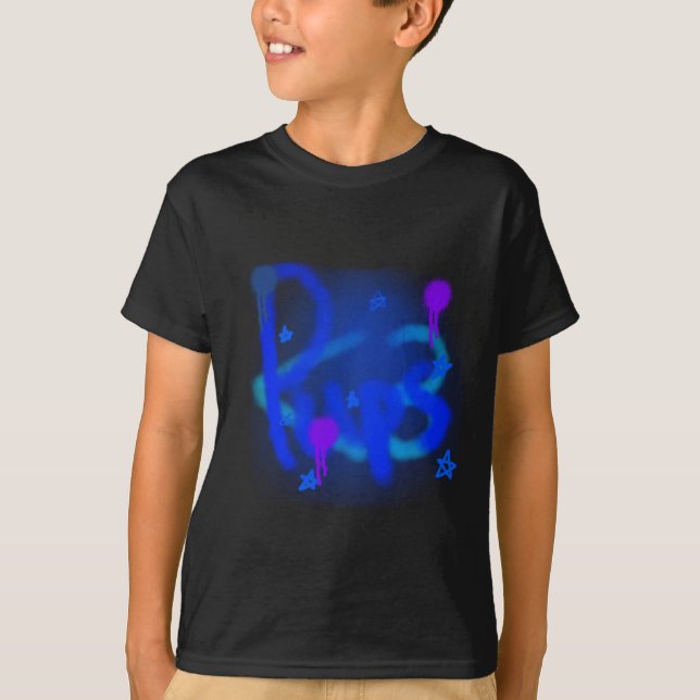 Pups Graffiti Kids T-Shirt (Front)