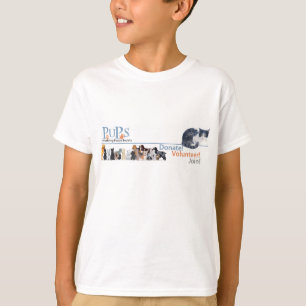 PUPs Logo Merchandise with Tuxedo Cat T-Shirt