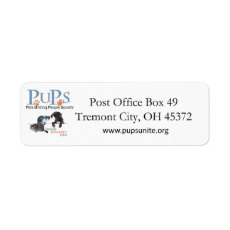 PUPs Return Address Labels
