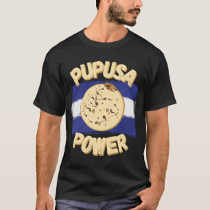 Pupusa Power Salvadorian Flag Food & Culture T-Shirt