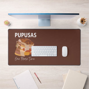 Pupusas El Salvadorian Salvador Bread Pupusas Desk Mat