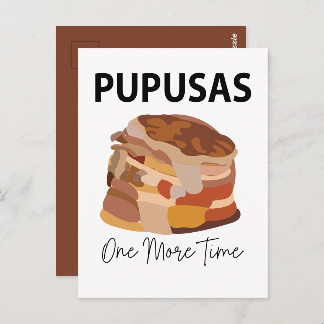 Pupusas El Salvadorian Salvador Bread Pupusas Postcard (Front/Back)