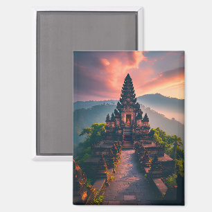 Pura Senja Bali  - “Bali Temple at Sunset” Magnet