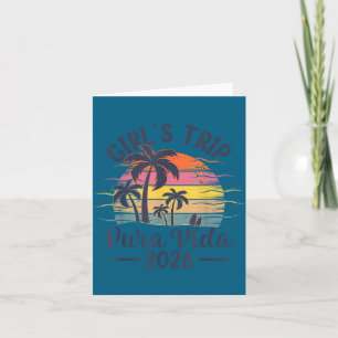 Pura Vida Beach Girls Trip Card