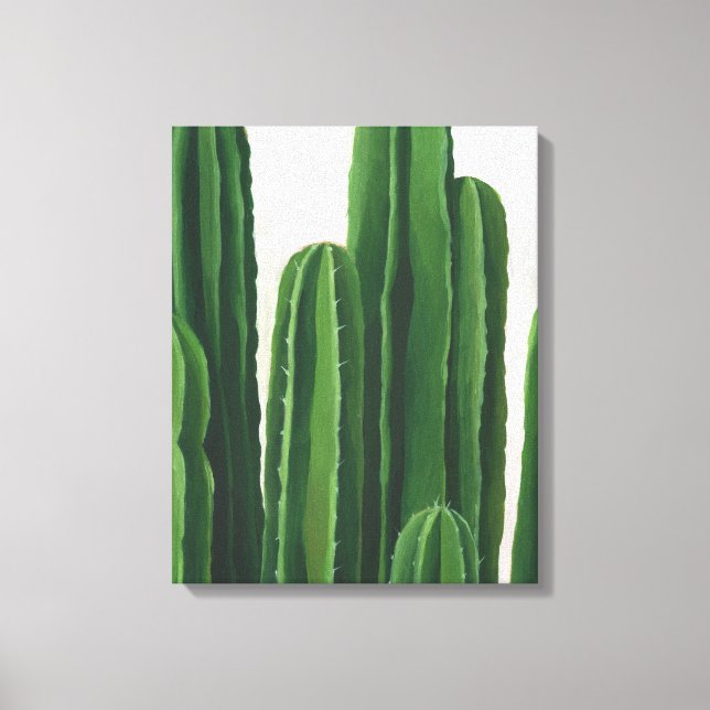 Pura Vida - Cacti Group Canvas Print (Front)