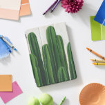 Pura Vida - Cacti Group iPad Pro Cover<br><div class="desc">"Pura Vida II" by Grace Popp. Features cacti in varying heights.</div>