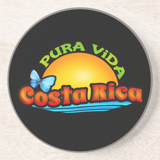 Pura Vida Costa Rica Coaster (Front)